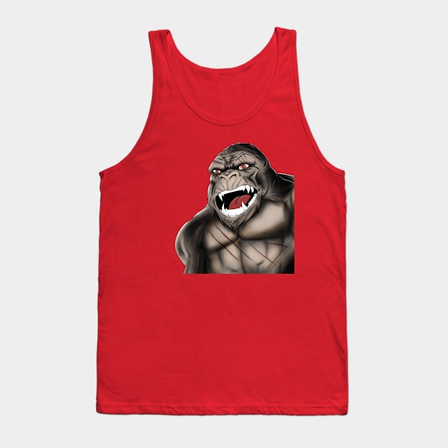 the mighty kong, the king of skull island Tank Top by jorge_lebeau